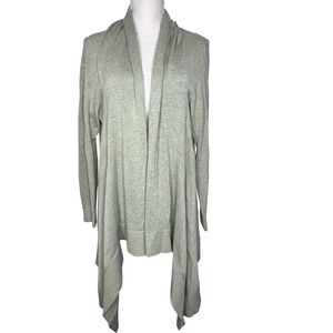 Lululemon Cashlu Knit Wrap Sweater Heathered Rosemary Green M/L
